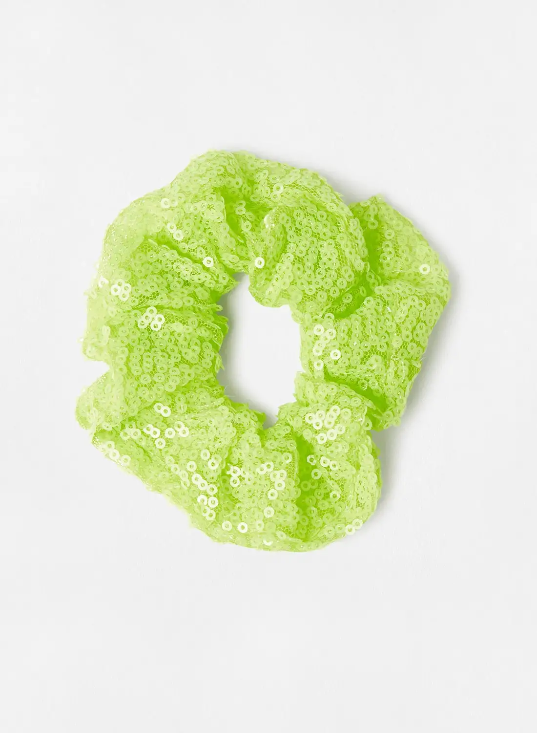 Sivvi x GenM Sequins Scrunchie باللون الأخضر