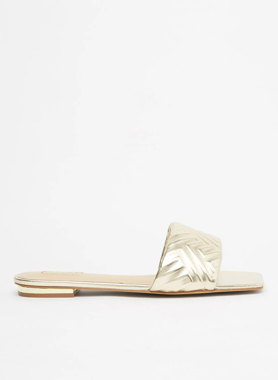 ALDO Cleona Metallic Flat Sandals