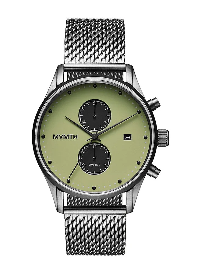 ساعة MVMT للرجال فوييجر بقرص أخضر - 28000158-D