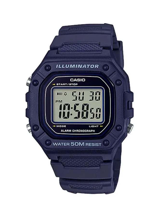 CASIO Men's Standard Collection Resin Digital Wrist Watch W-218H-2AVDF