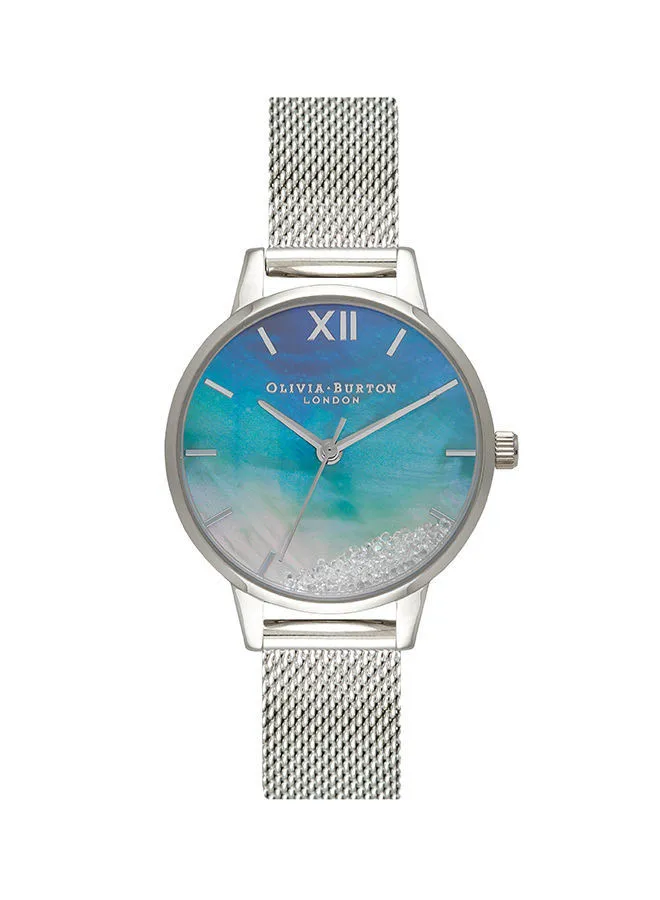 OLIVIA BURTON Women's Under The Sea  Scallop Mother Of Pearl & Ombre Printed Dial Watch - OB16US63