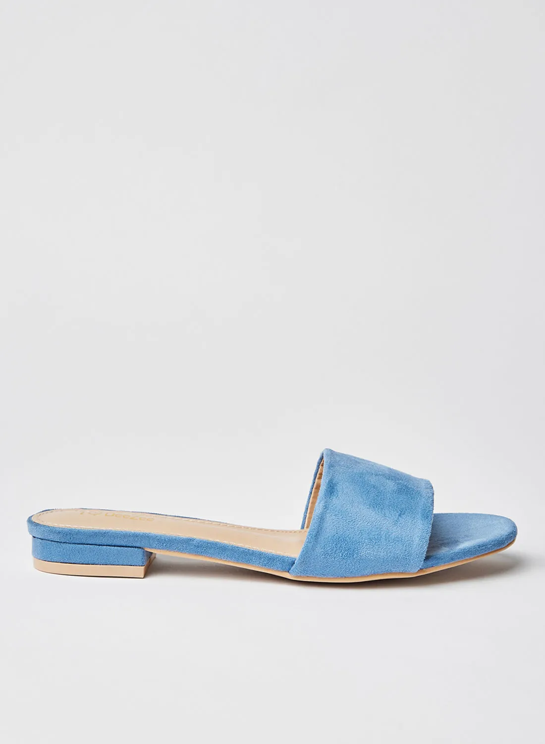 Deezee Dyed Slip On Sandals Blue