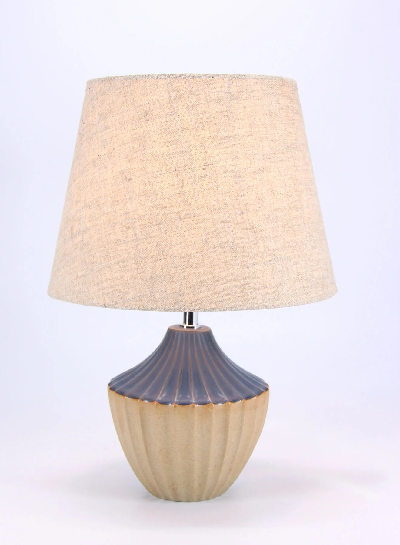ebb & flow Orient Ceramic Table Lamp | Lampshade Unique Luxury Quality Material for the Perfect Stylish Home D192-49 Brown/Purple 30 x 30 x 43