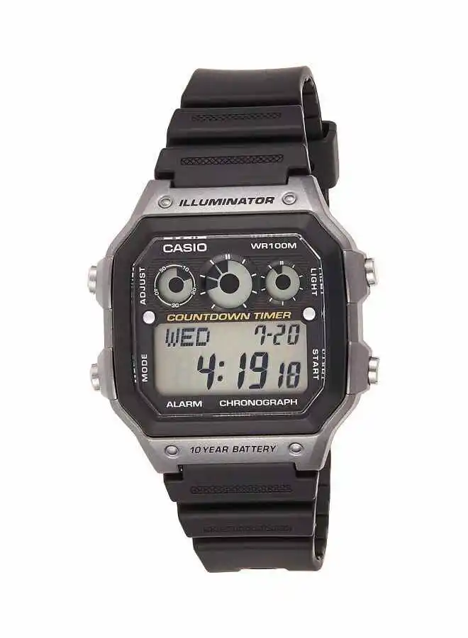 CASIO Men's Illuminator Series Water Resistant Digital Watch AE-1300WH-8AVDF