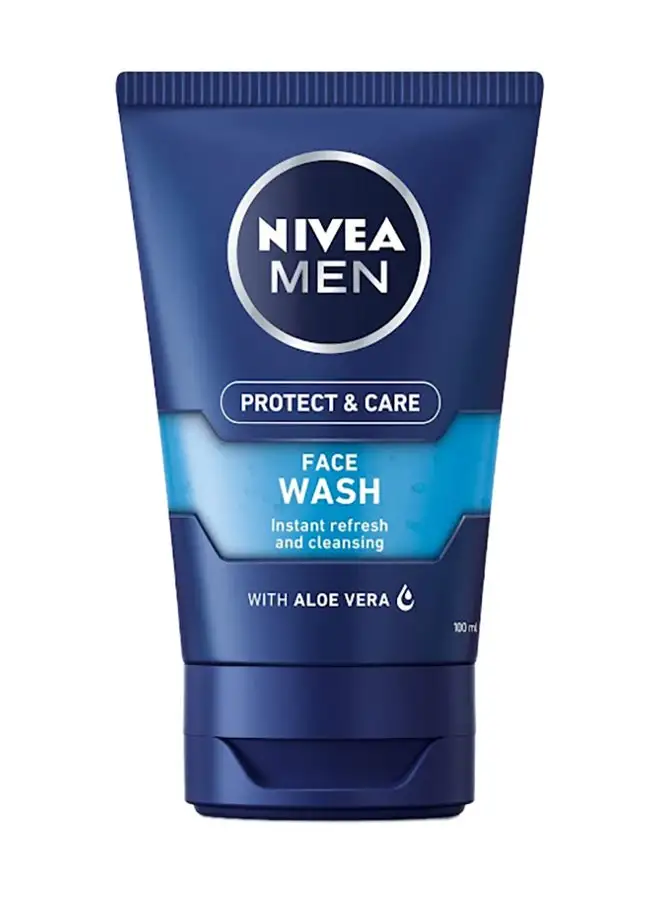 Nivea Protect And Care Refreshing Face Wash For Men With Aloe Vera 100ml