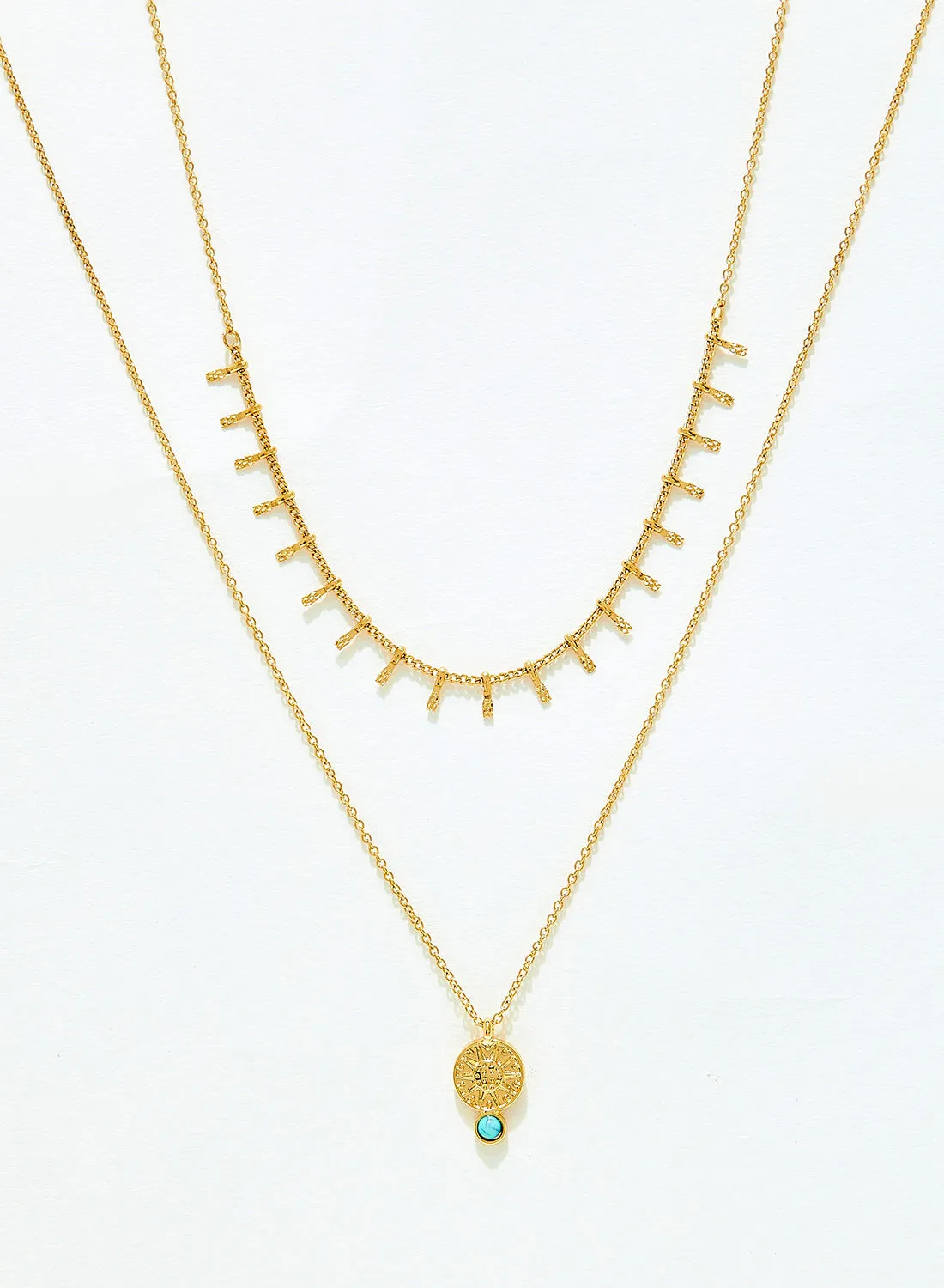 PIECES Layered Necklace 