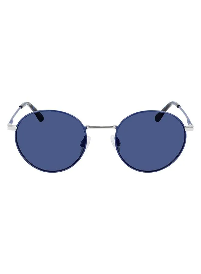 CALVIN KLEIN Men's Full Rim Metal Round  Sunglasses CK21108S-410-5121
