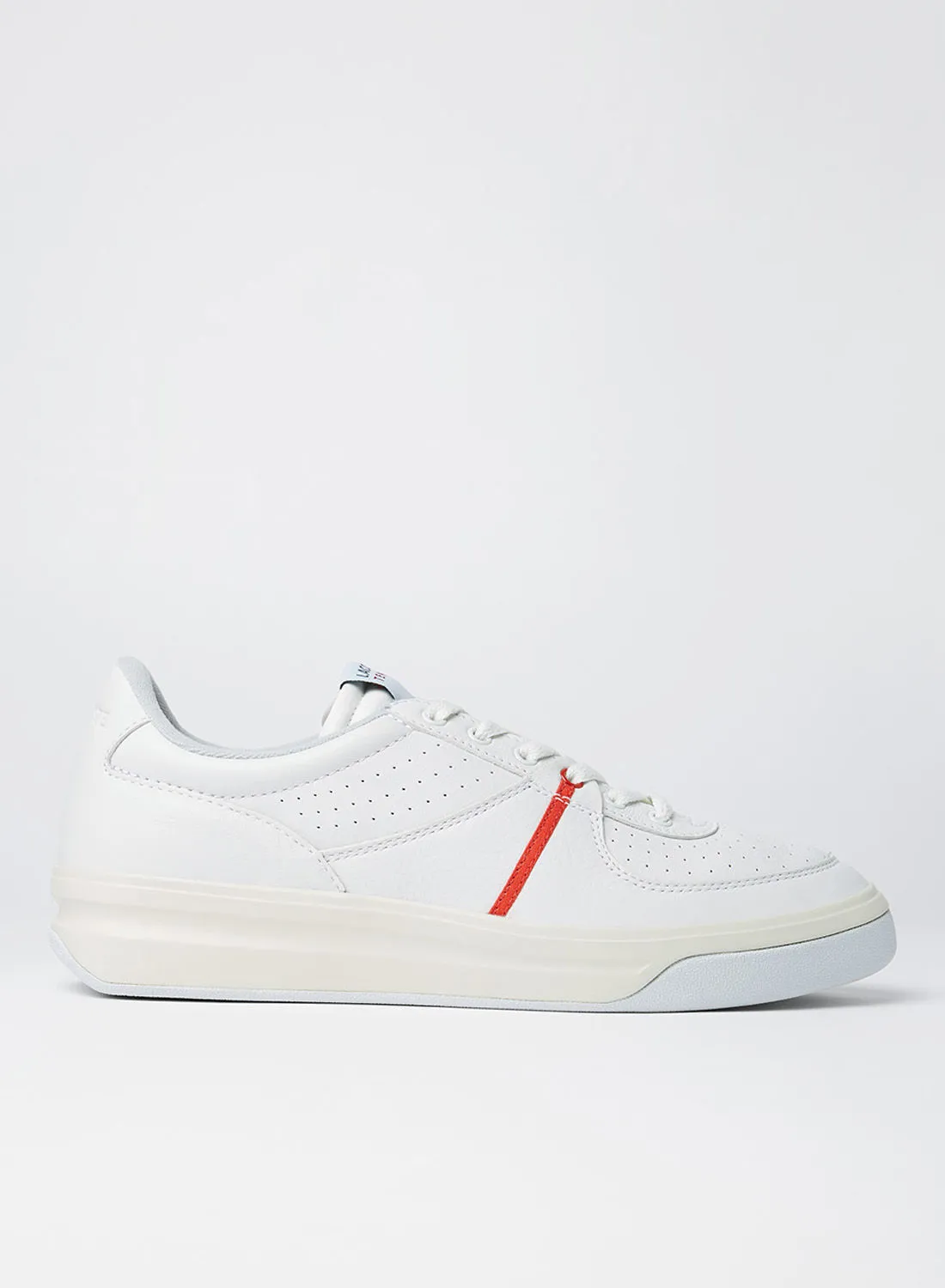 LACOSTE Quantace Leather Sneakers Off-White