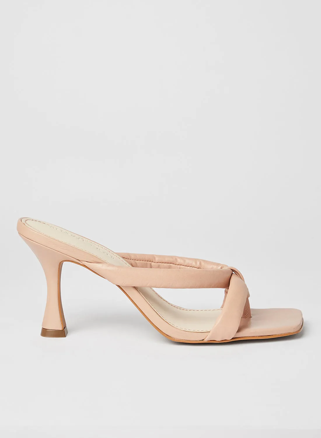 KENDALL + KYLIE Bal Leather Sandals Nude