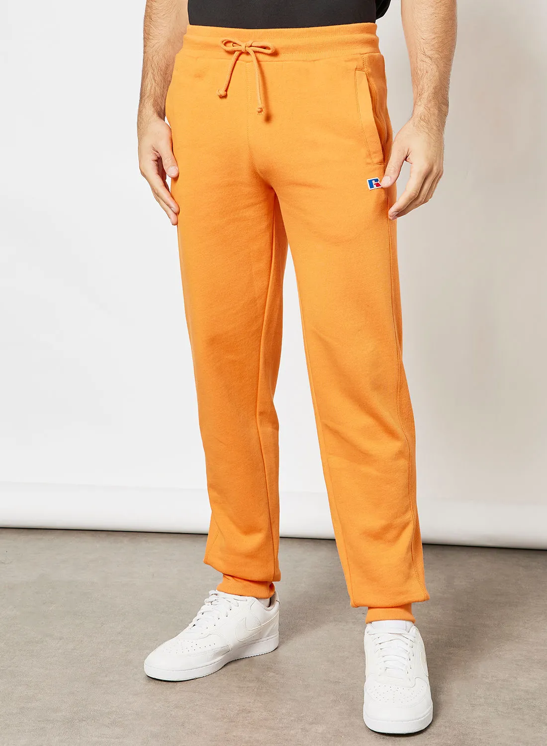 Russell Athletic Embroidered Logo Sweatpants Orange