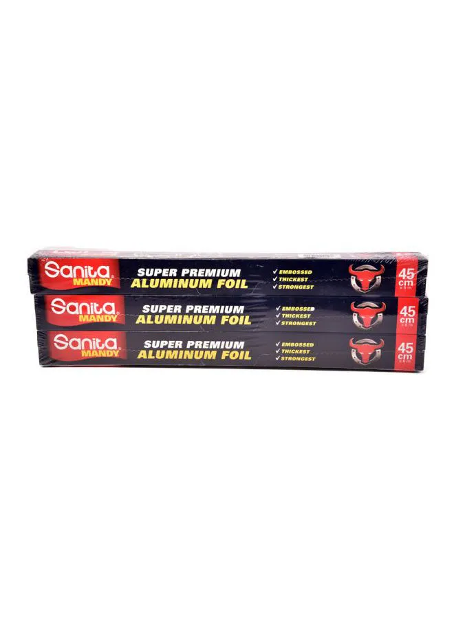 Sanita 3-Piece Aluminium Foil Set Silver