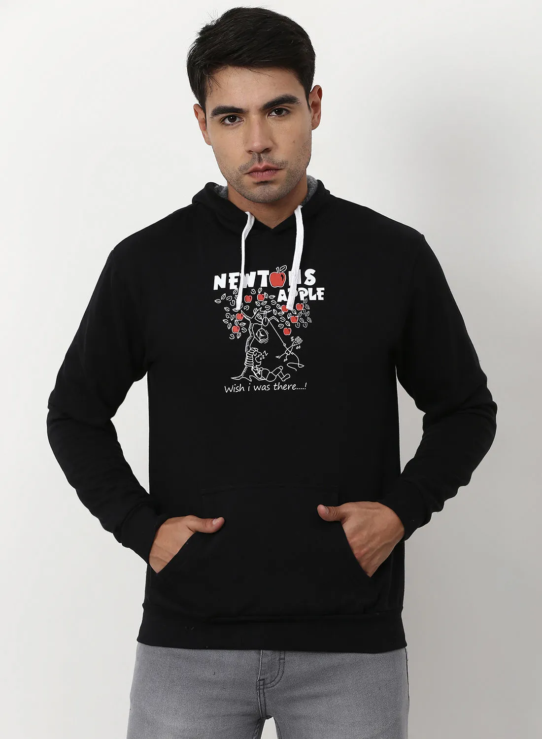 Campus Sutra Stylish Comfortable Hoodie Raven Black