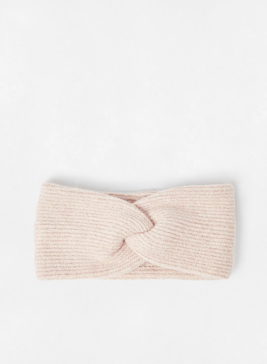 PIECES Knot Detailed Headband Misty Rose