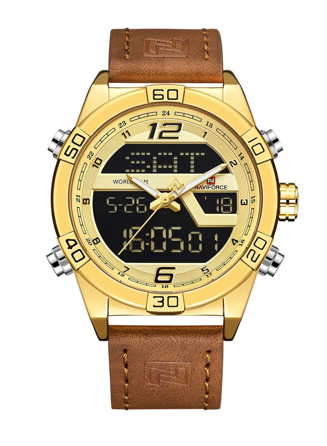 NAVIFORCE Waterproof Quartz Date Clock Watch NF9128