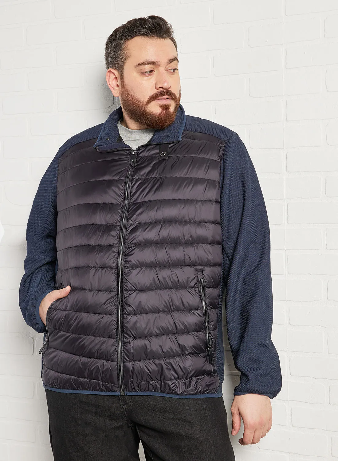 North 56°4 Plus Size Quilted Puffer Jacket Black