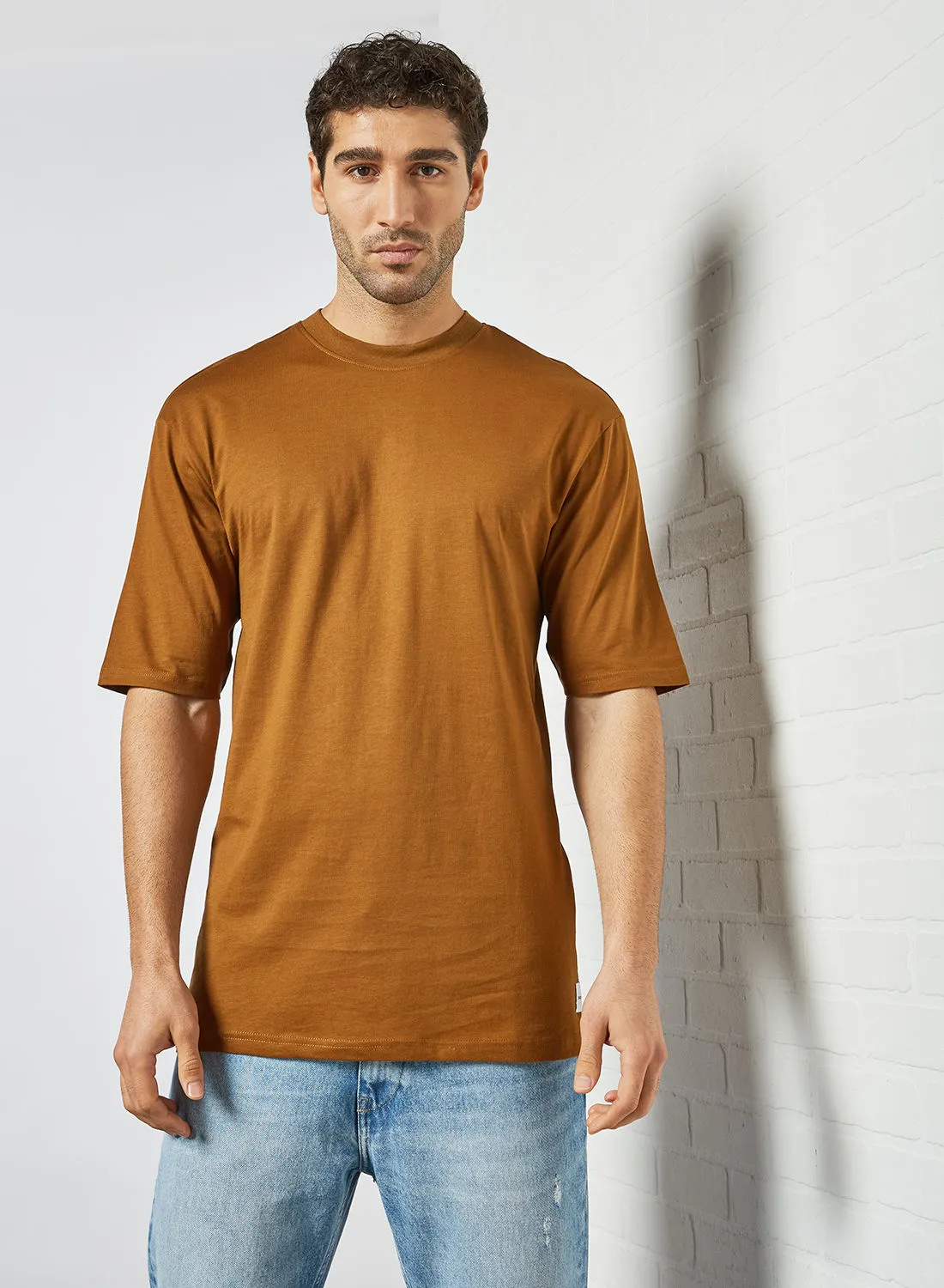 ONLY & SONS Basic T-Shirt Brown