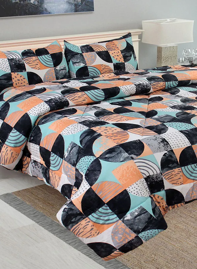 Hometown Comforter Set Bed Linen With Pillow Cover 50X70 Cm,Comforter 190X210 Cm-For Queen Size Mattress-100% Poyester Soft,Lightweight & Warm