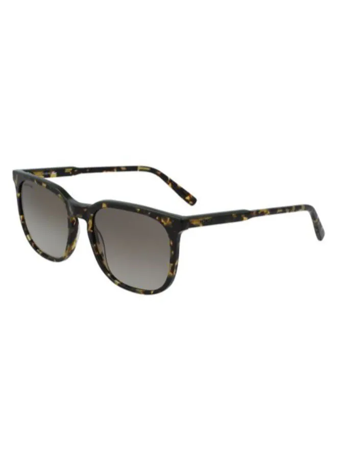 LACOSTE Men's Full-Rim ZYL Modified Rectangle Sunglasses - Lens Size: 54 mm