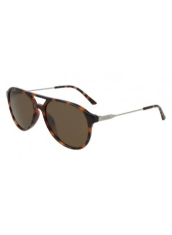 CALVIN KLEIN Men's Full-Rim Injected Aviator Sunglasses - Lens Size: 58 mm