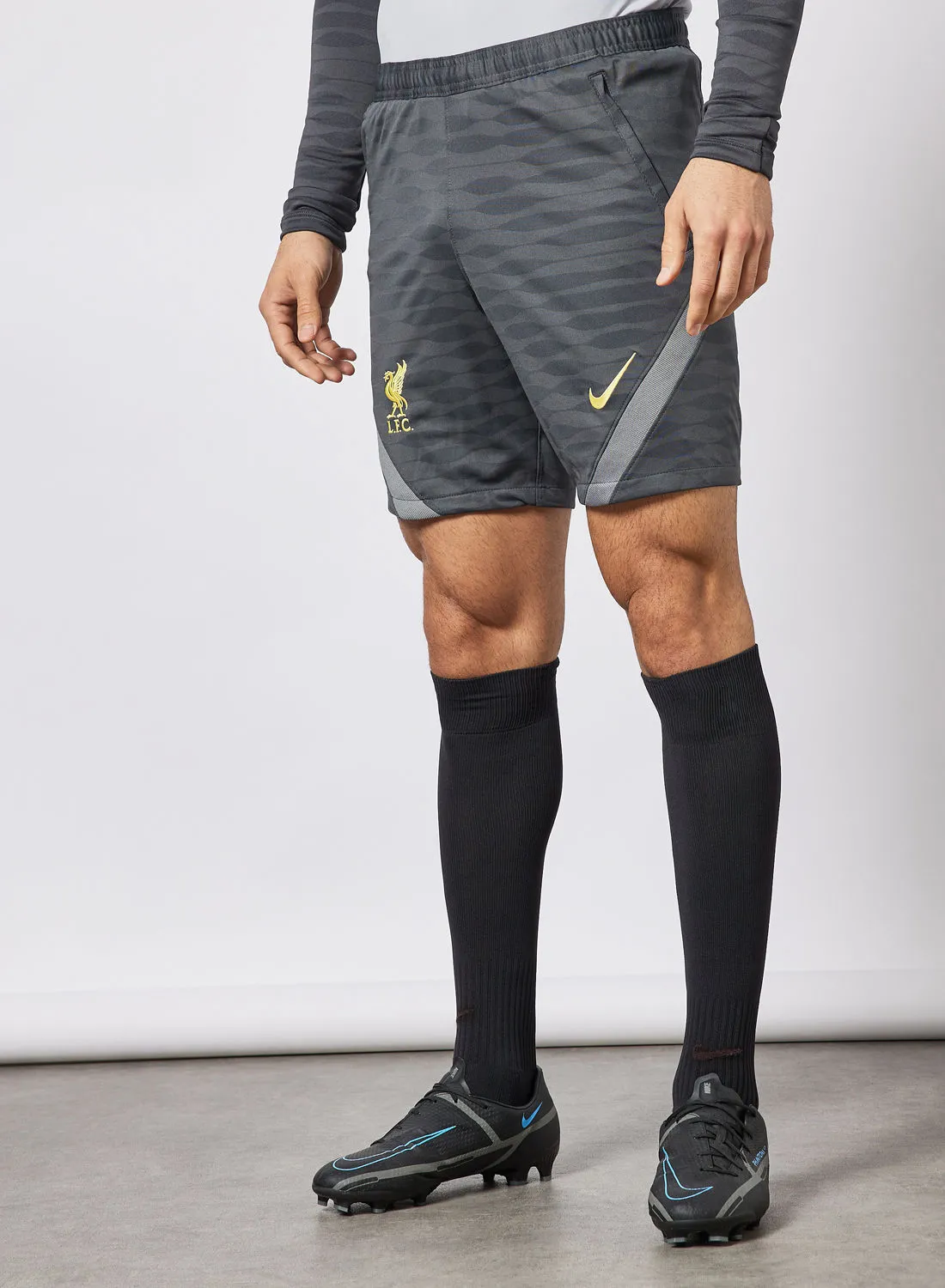 Nike Liverpool Football Club Training Shorts Grey