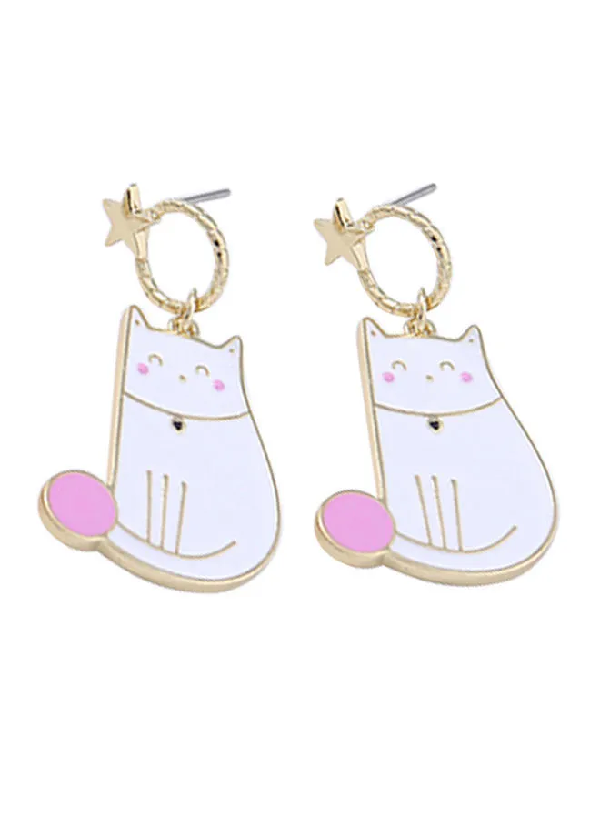 XIMI VOGUE Cartoon Cats Dangle Earrings
