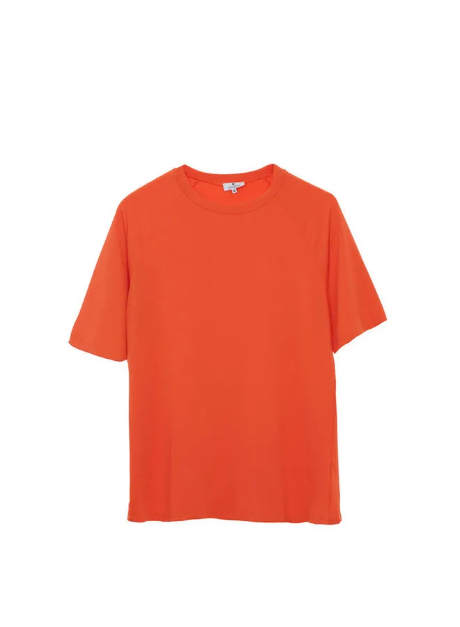 Athletiq Essential Sports Workout T-Shirt Orange