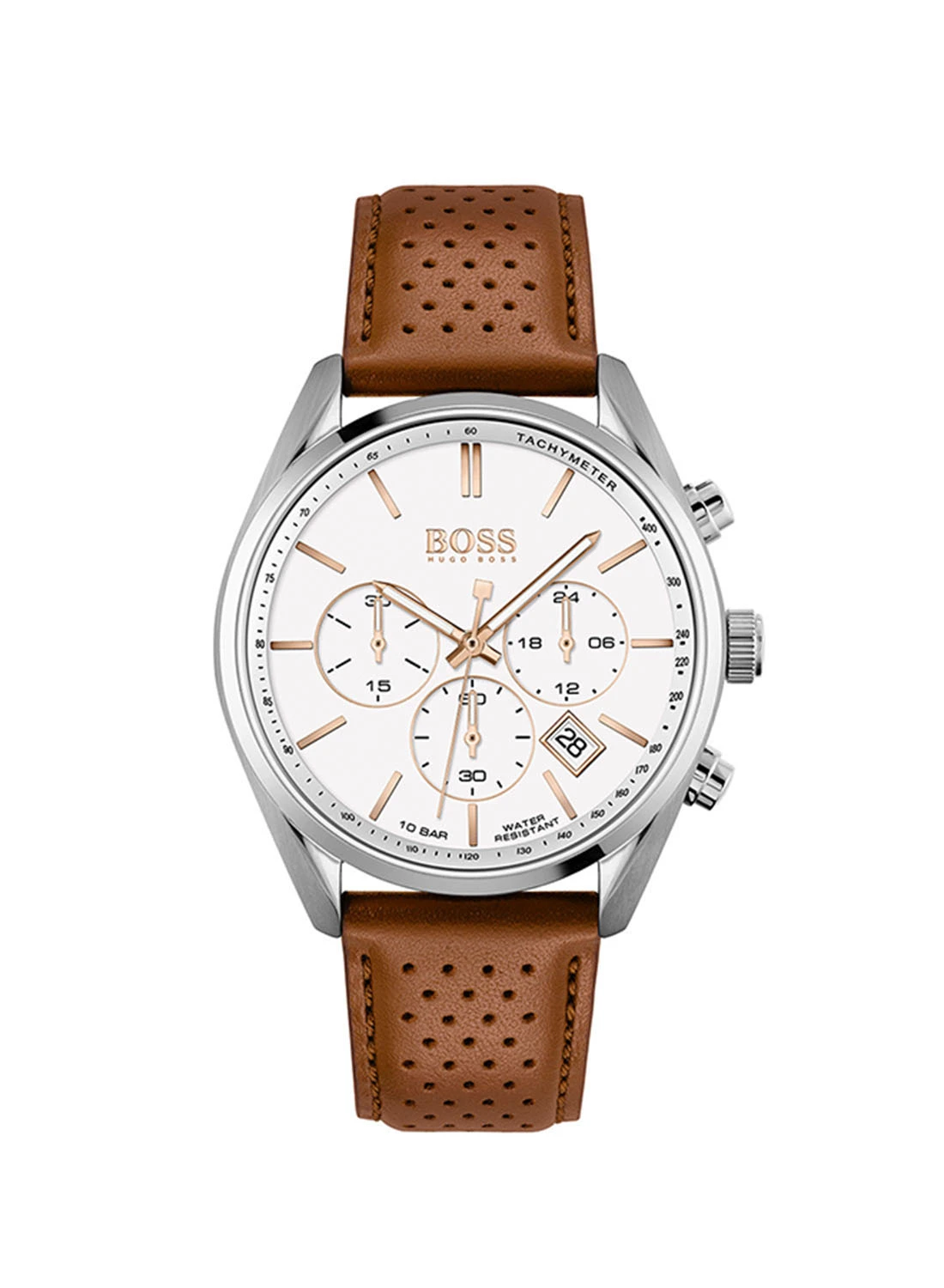 HUGO BOSS Men's Champion  White Dial Watch - 1513879