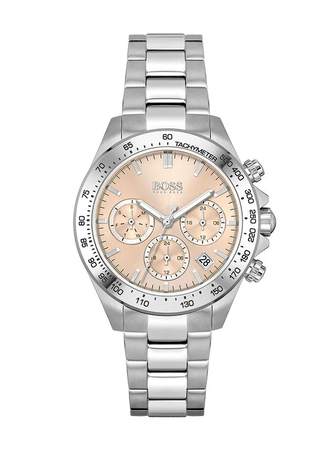 HUGO BOSS Women's Novia  Carnation Gold Dial Watch - 1502615