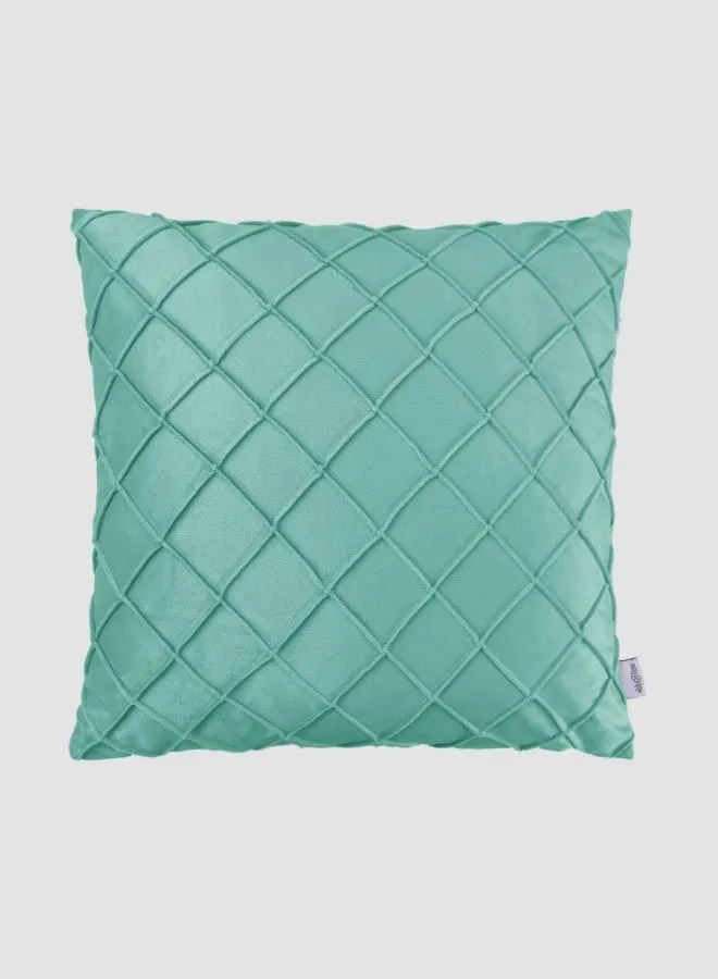 ebb & flow 3D Velvet Comfy Cushion I, Unique Luxury Quality Decor Items For The Perfect Stylish Home Green 45 x 45cm