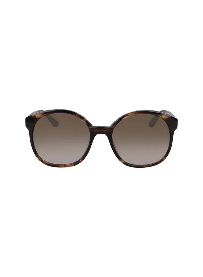 Karl Lagerfeld Women's Full Rim ZYL Round  Sunglasses KL6015S-033-5619