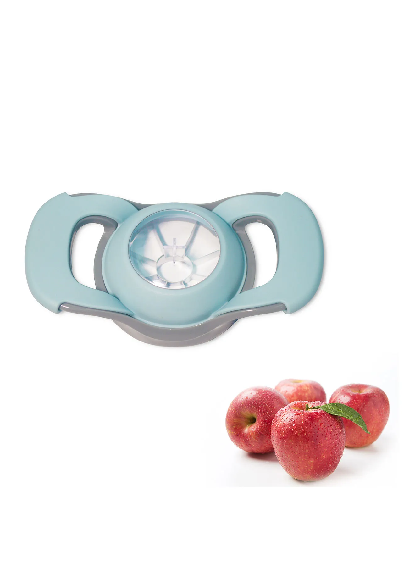Amal Apple Corer - Kitchen Accessories - Kitchen Tool - Fruits - Light Blue/Grey