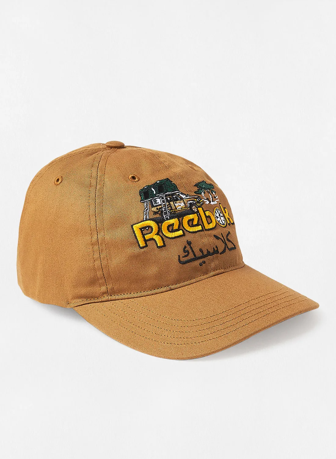 قبعة Reebok Classics Roadtrip بني داكن