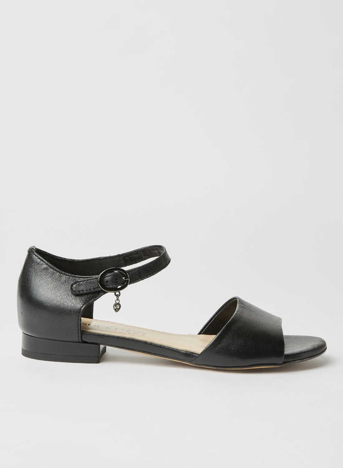 Lasocki Dyed Comfortable Wear Flat Sandals Black