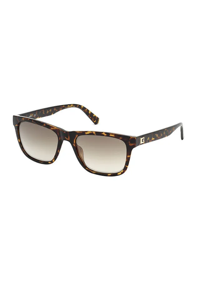 GUESS Men's UV Protection Rectangular Sunglasses - Lens Size: 55 mm