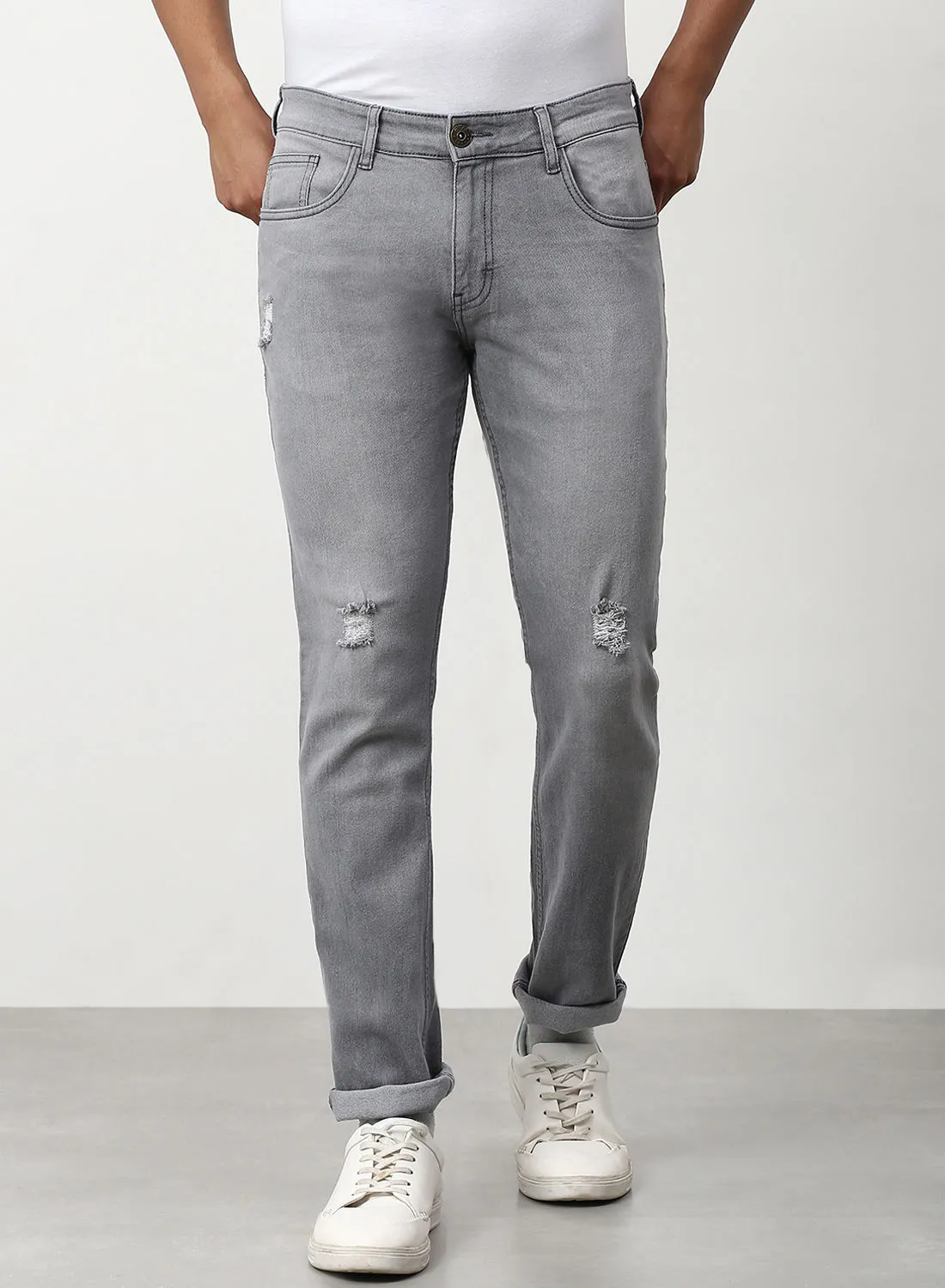 ABOF Slim Fit Jeans Grey Wash