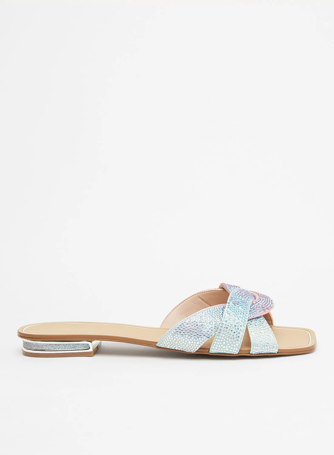 ALDO Coredith Diamante Flat Sandals