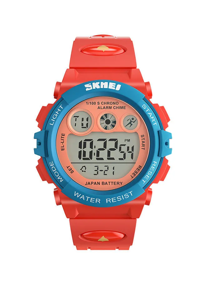 ساعة تقويم إلكترونية مضيئة للأطفال من SKMEI مزودة بثلاث أشرطة مقاومة للماء رقمية مقاومة للماء طراز YZ1002