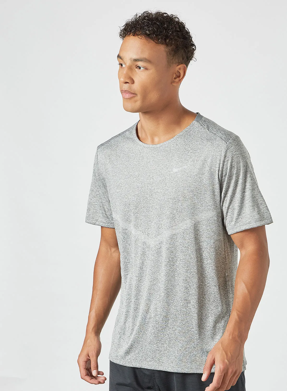 Nike Dri-FIT Rise 365 Running T-Shirt Grey