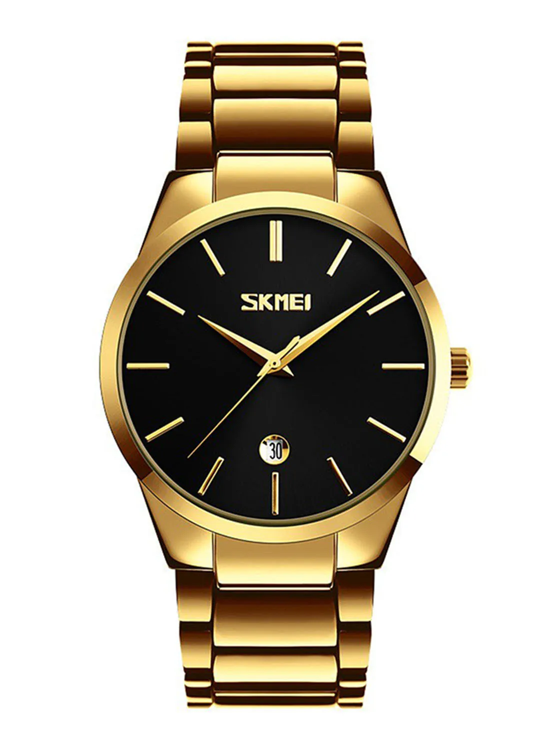 ساعة SKMEI الرجالية الأنيقة من أفضل العلامات التجارية الفاخرة كوارتز ساعة مقاومة للماء 9140