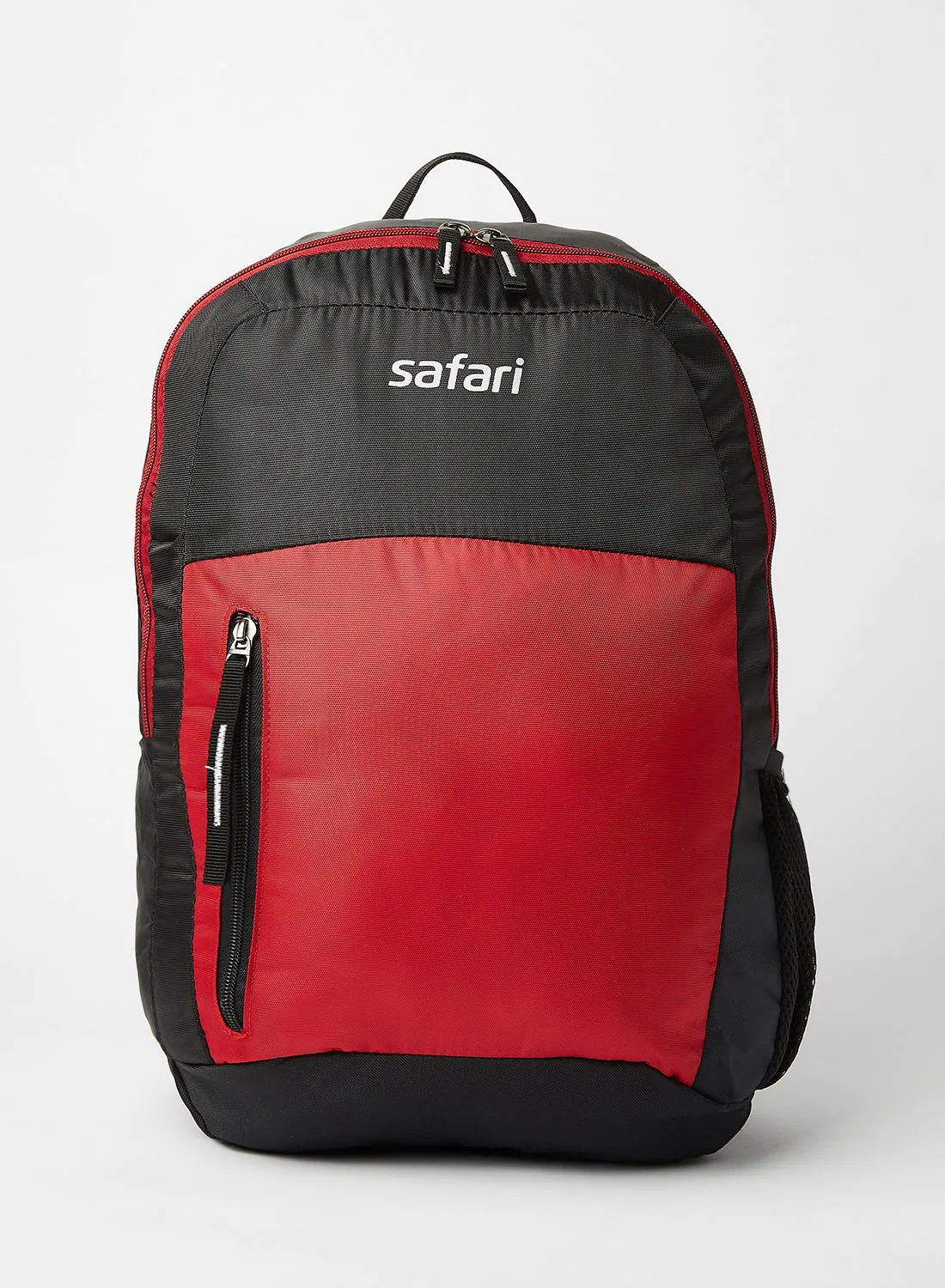 Safari Colourblock Backpack Red