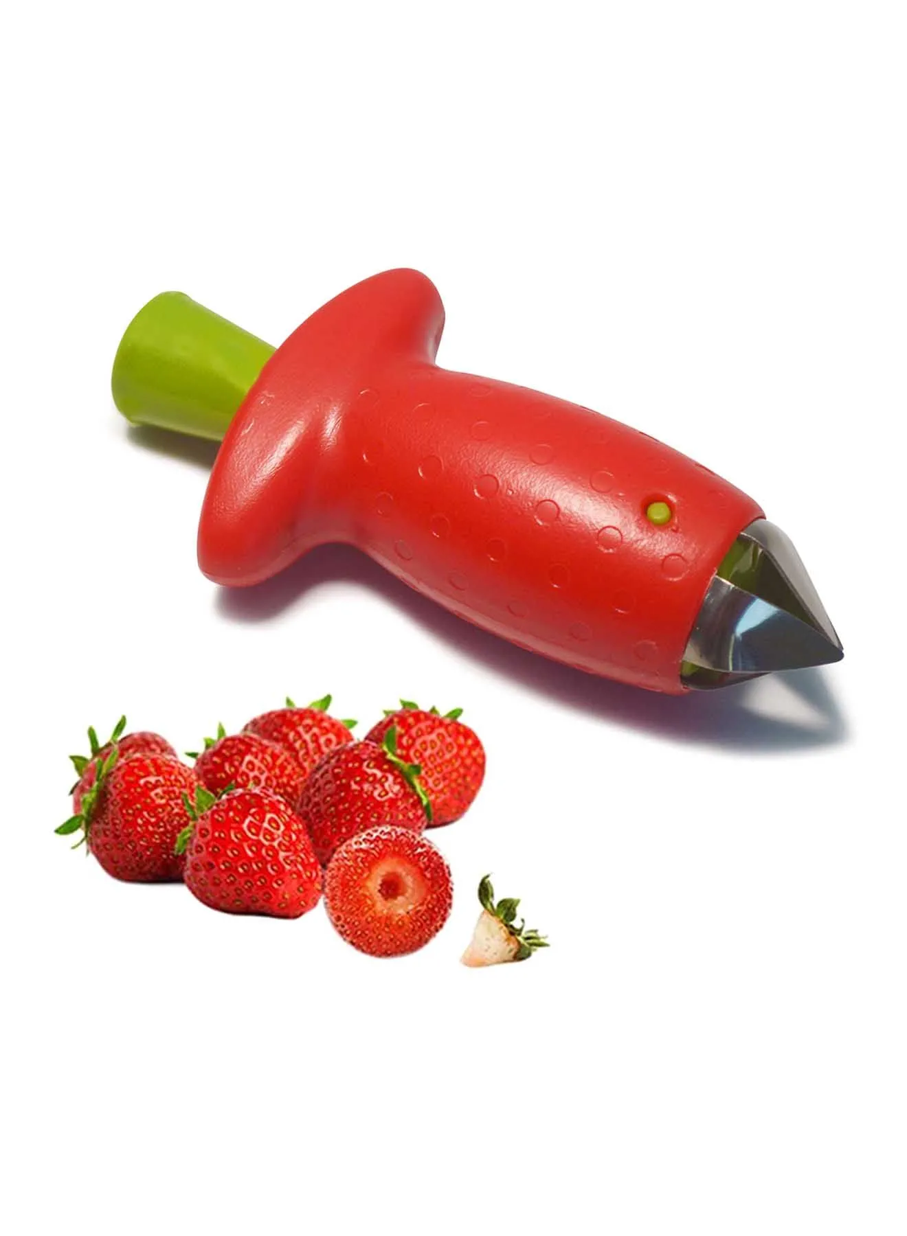 Amal Strawberry Huller - Kitchen Accessories - Kitchen Tool - Fruits - Red/Green