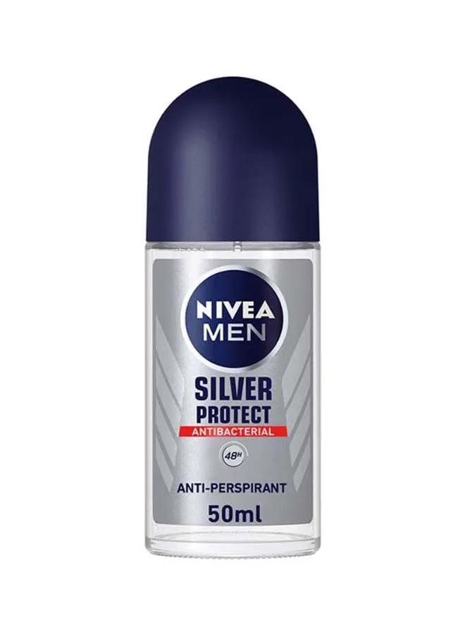 NIVEA Silver Protect Roll On Deodorant for Men 50ml