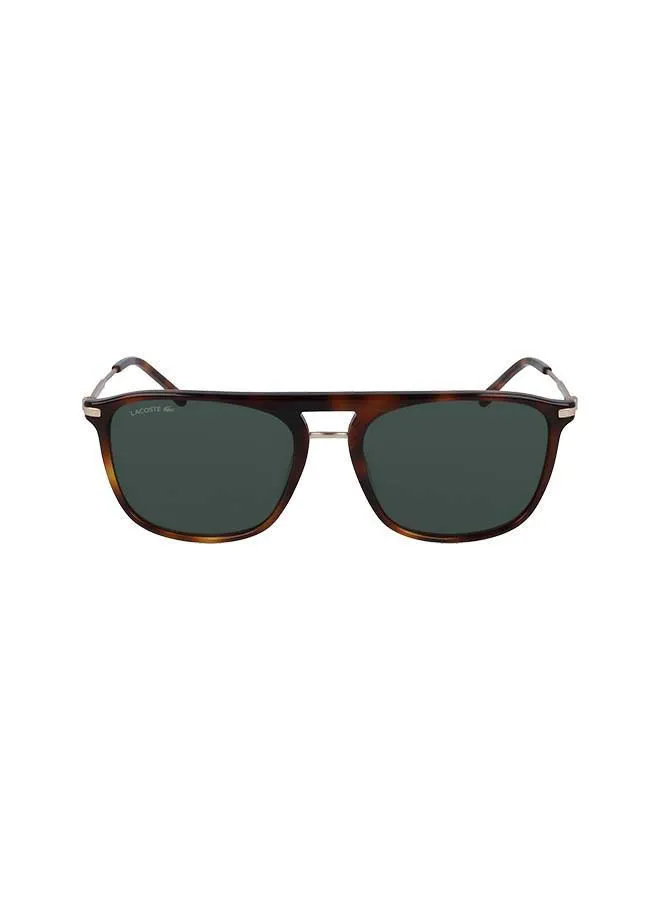LACOSTE Men's Full Rimmed Navigator Sunglasses - Lens Size: 55 mm