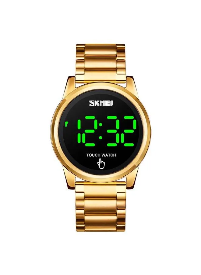 SKMEI Men's 1684 Led Touch 30m Digital Metal Stainless Steel Watch 