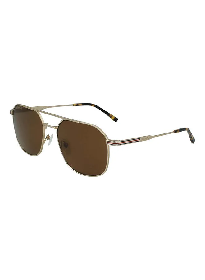 LACOSTE Men's Full Rim Metal Navigator Sunglasses  L244S-710-5718