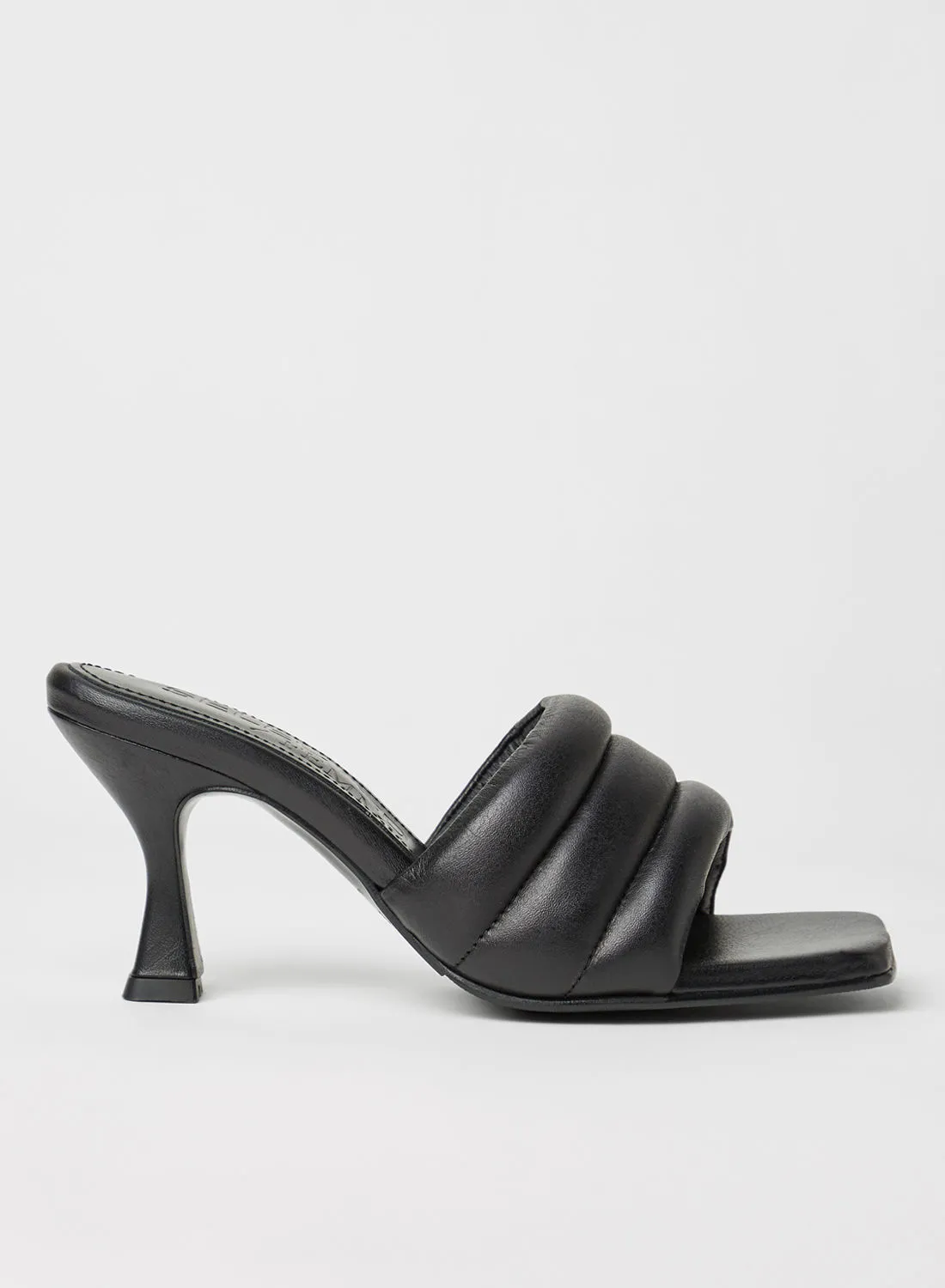 SELECTED FEMME حذاء كعب عالي مبطّن أسود اللون