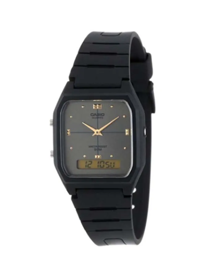 CASIO Men's Resin Analog + Digital Wrist Watch AW-48HE-8AVDF 