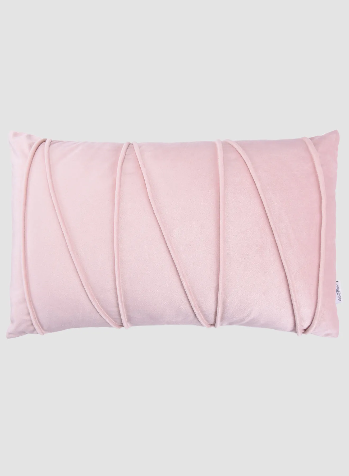 ebb & flow 3D Velvet Cushion  II,Unique Luxury Quality Decor Items for the Perfect Stylish Home Pink 30 x 50cm