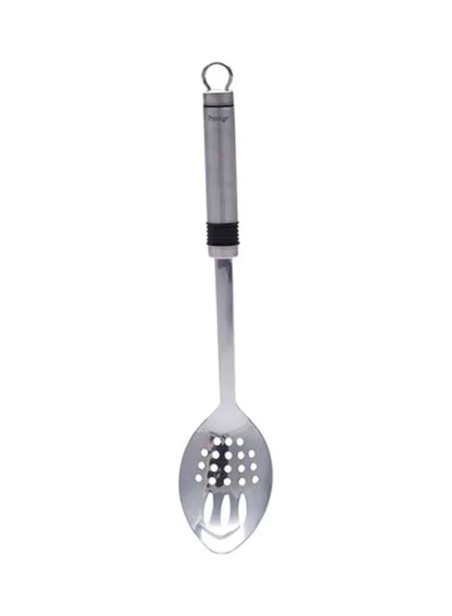 Prestige Eco Slotted Spoon With Rubbergrip Silver