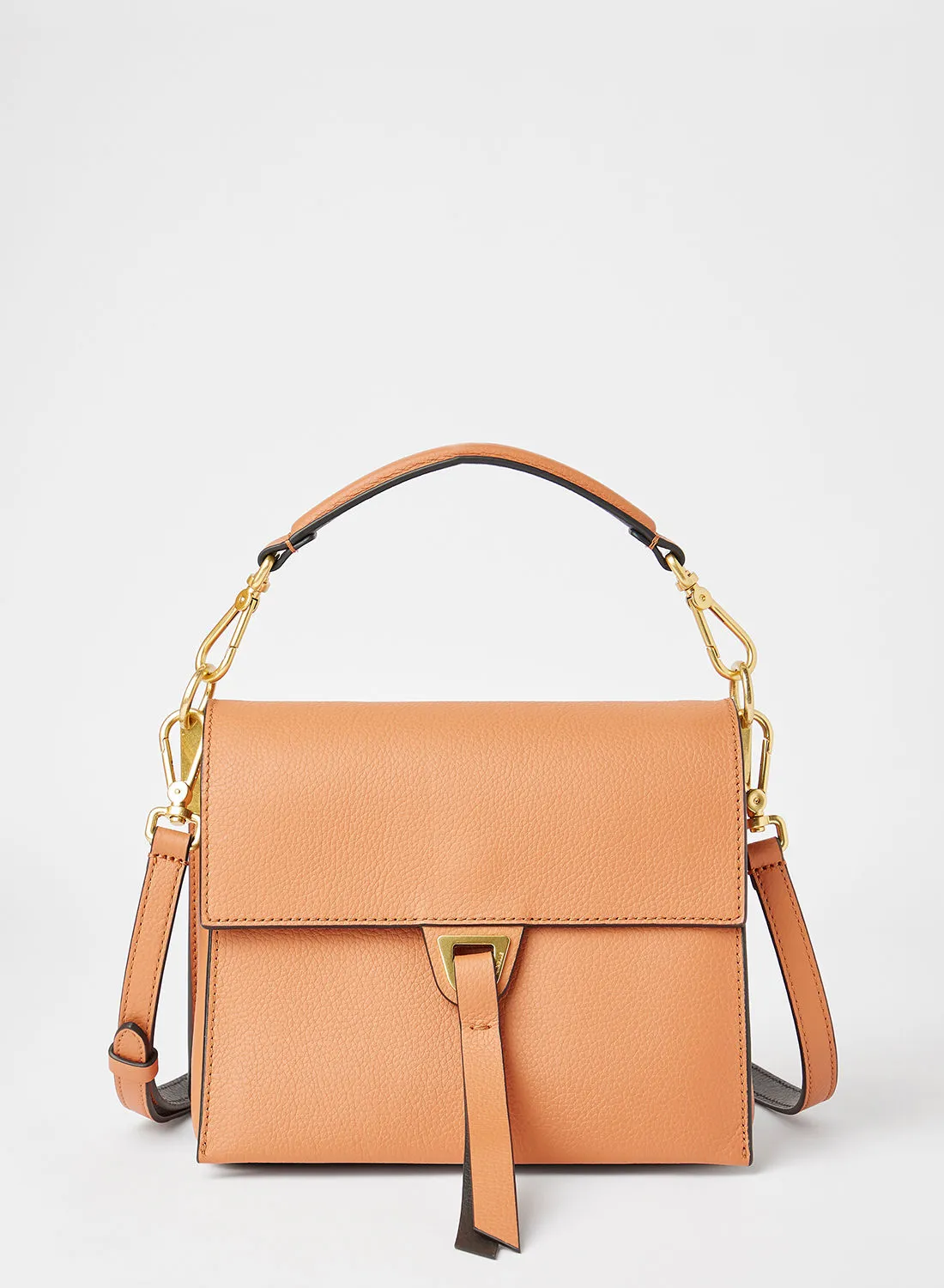 COCCINELLE Leather Crossbody Bag Beige